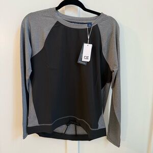 Cutter & Buck Black and Gray DryTec Shirt
